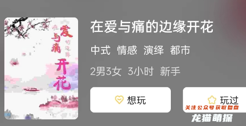 在愛與痛的邊緣開花劇本殺復(fù)盤